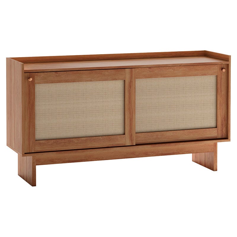 Bufetera rectangular freijo 77,5 x 140 x 38,5 cm.