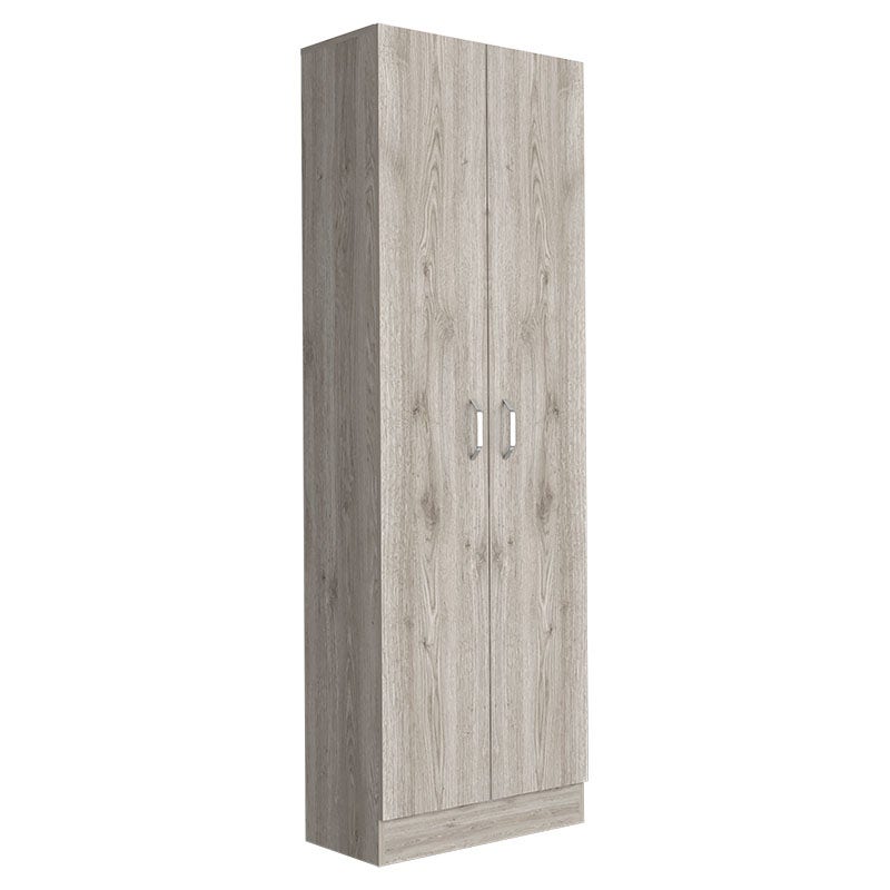 Alacena multiuso 2 puertas ceniza 180 x 60 x 30 cm