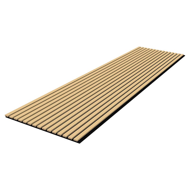 Panel acústico de pared MDF y PET 60 x 260 Tezza Nogal