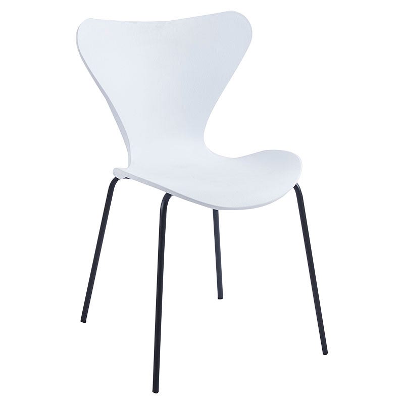 Silla de comedor blanca Basic Living soporta hasta 150 kg