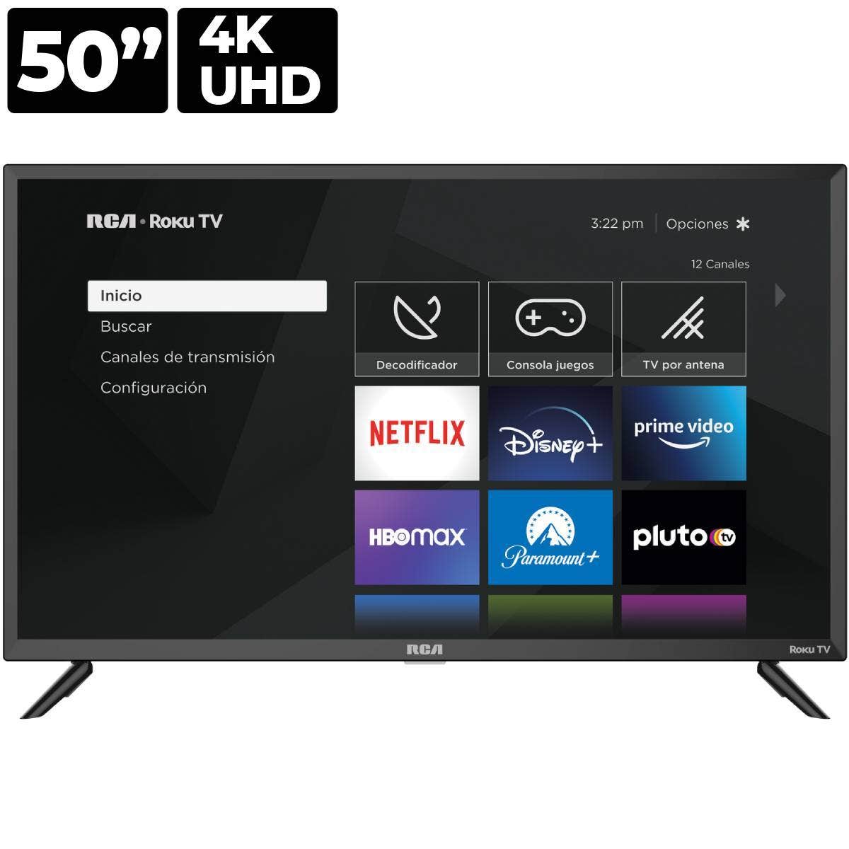 Pantalla LED UHD 4K RCA ROKU 50 Pulgadas RC50RK