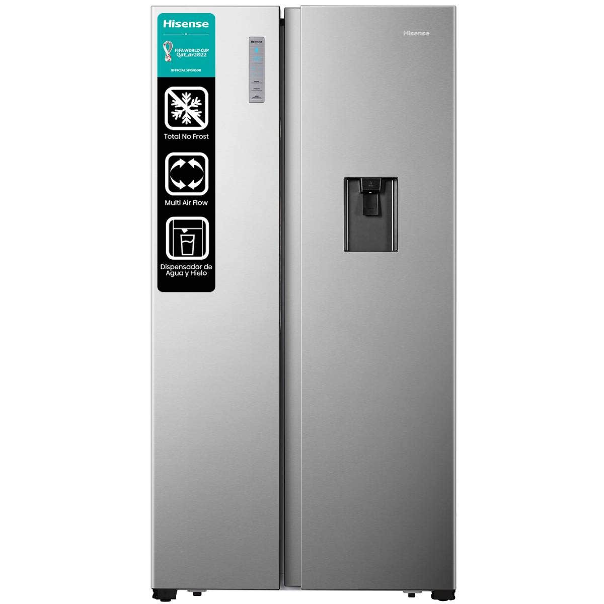 Refrigeradora Side by Side Hisense 19CP RS19N6ASI Dispensador