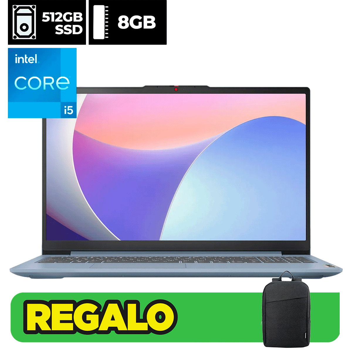 Laptop Lenovo Core i5-12450H Ideapad Slim 3