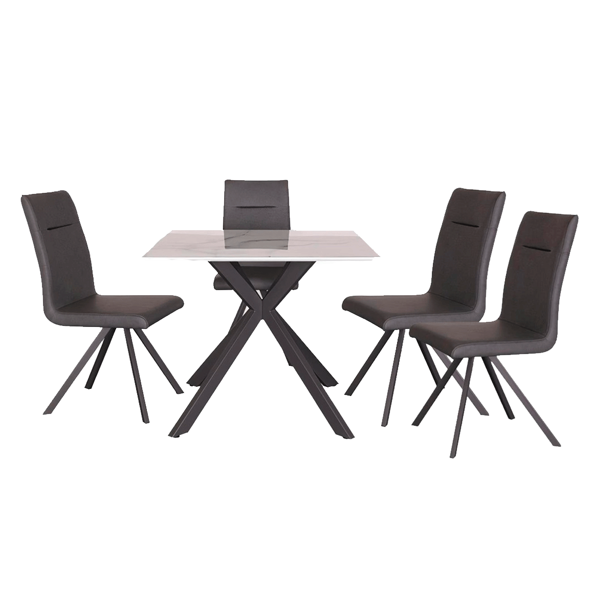 Juego de Comedor Mia 4 Sillas Kumquat
